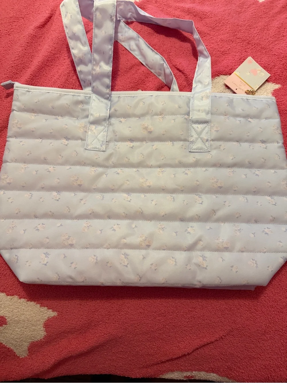 Loveshack Fancy x Target Yoobi ToteEverblooming Rosettes Ditsy